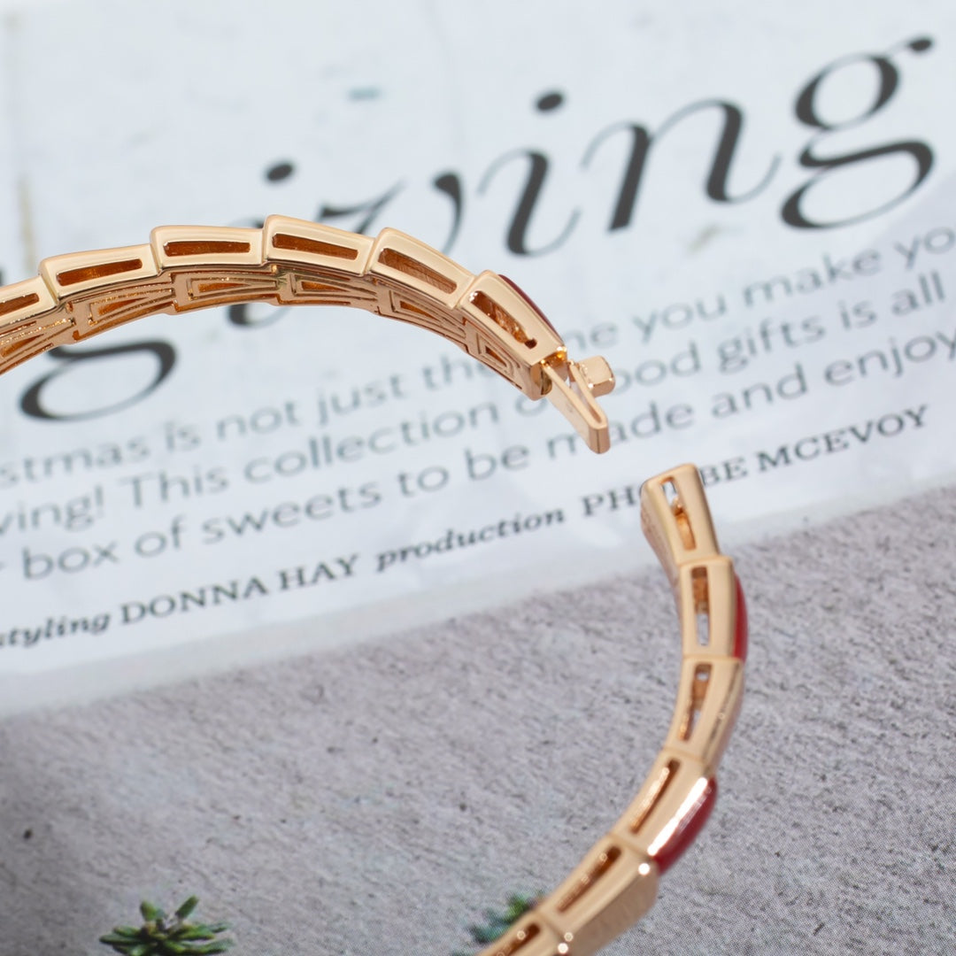 [BLUE TEARS]SERPENTI BRACELET PINK GOLD RUBELLITE