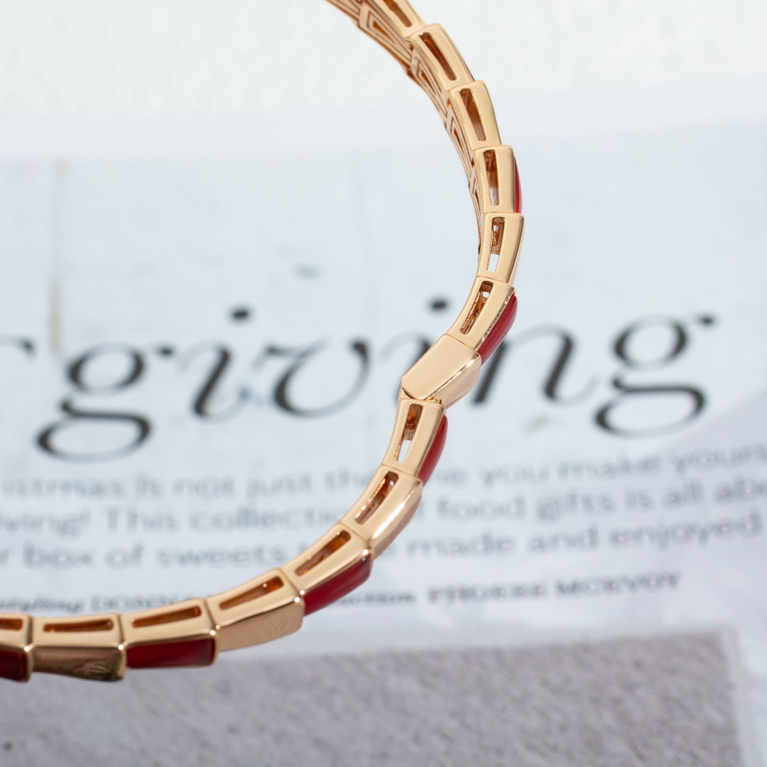 [BLUE TEARS]SERPENTI BRACELET PINK GOLD RUBELLITE