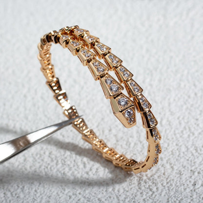 [BLUE TEARS]SERPENTI BRACELET 6.8MM PINK GOLD DIAMOND