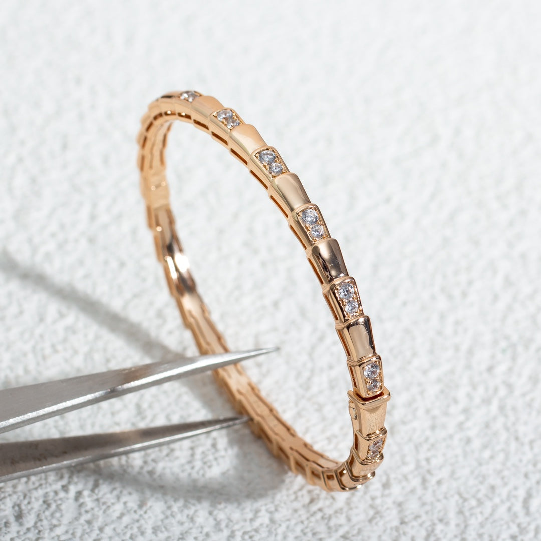 [BLUE TEARS]SERPENTI BRACELET PINK GOLD DIAMOND
