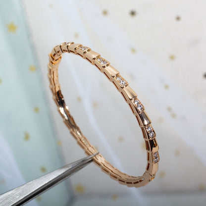 [BLUE TEARS]SERPENTI SMALL BRACELET PINK GOLD DIAMOND