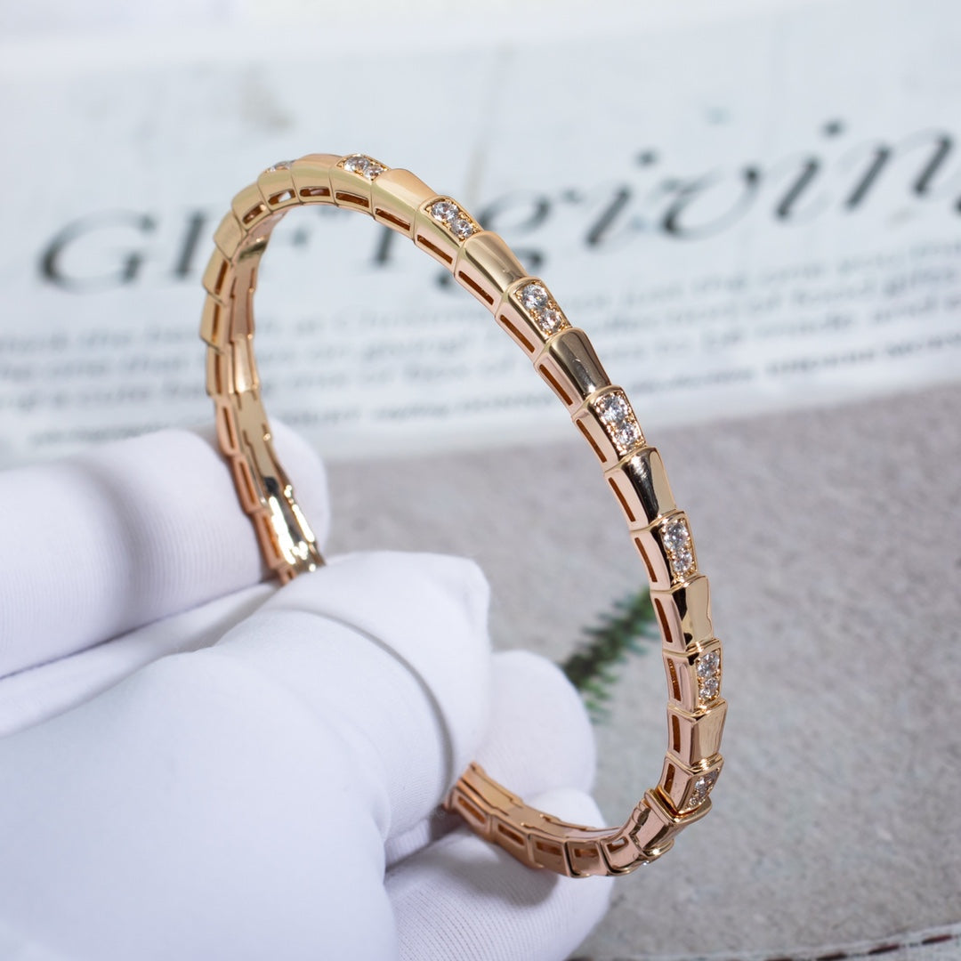 [BLUE TEARS]SERPENTI SMALL BRACELET PINK GOLD DIAMOND