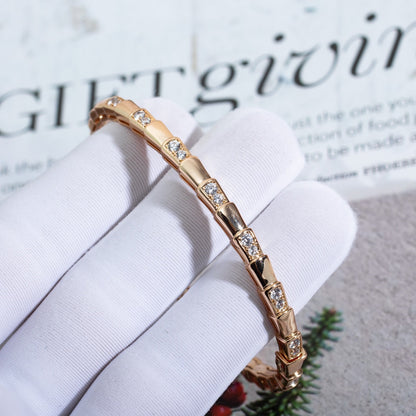 [BLUE TEARS]SERPENTI BRACELET PINK GOLD DIAMOND