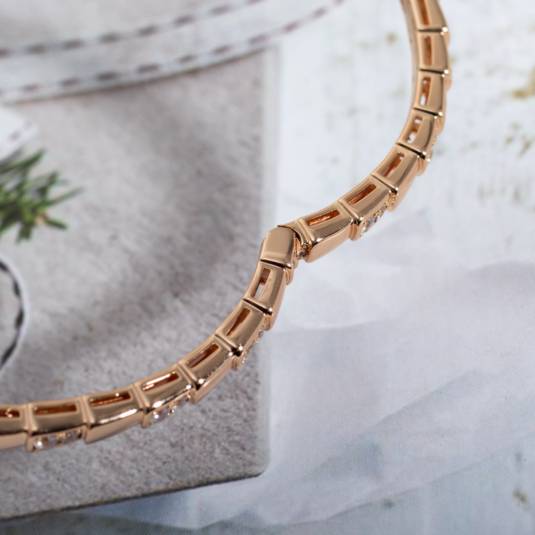 [BLUE TEARS]SERPENTI SMALL BRACELET PINK GOLD DIAMOND