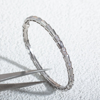 [BLUE TEARS]SERPENTI BRACELET SILVER DIAMOND