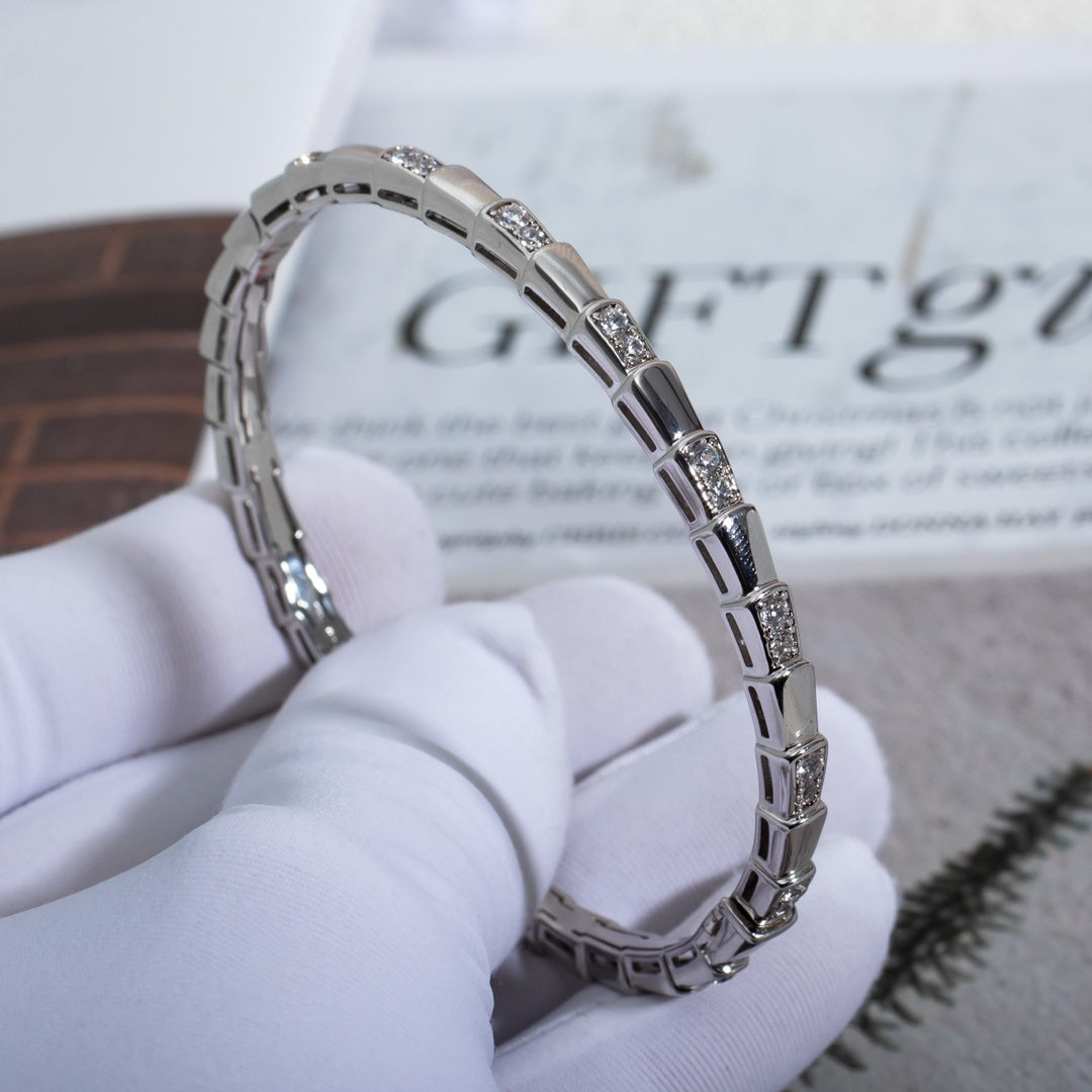 [BLUE TEARS]SERPENTI BRACELET SILVER DIAMOND