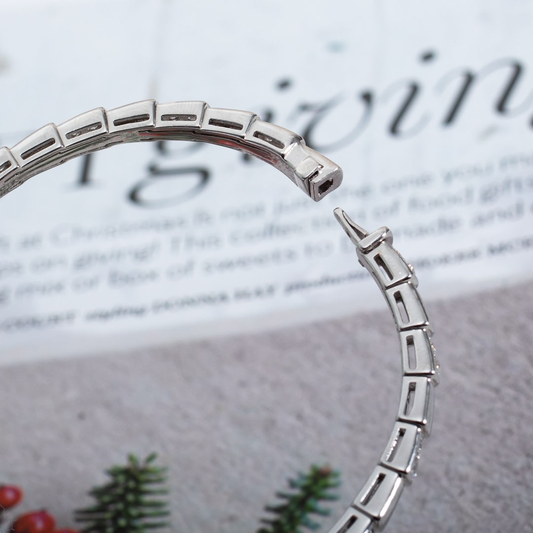 [BLUE TEARS]SERPENTI BRACELET SILVER DIAMOND
