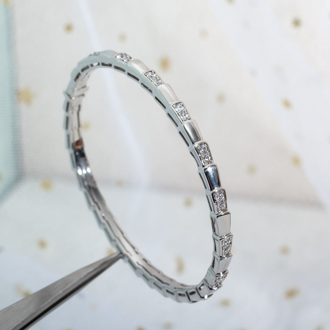 [BLUE TEARS]SERPENTI BRACELET SILVER DIAMOND