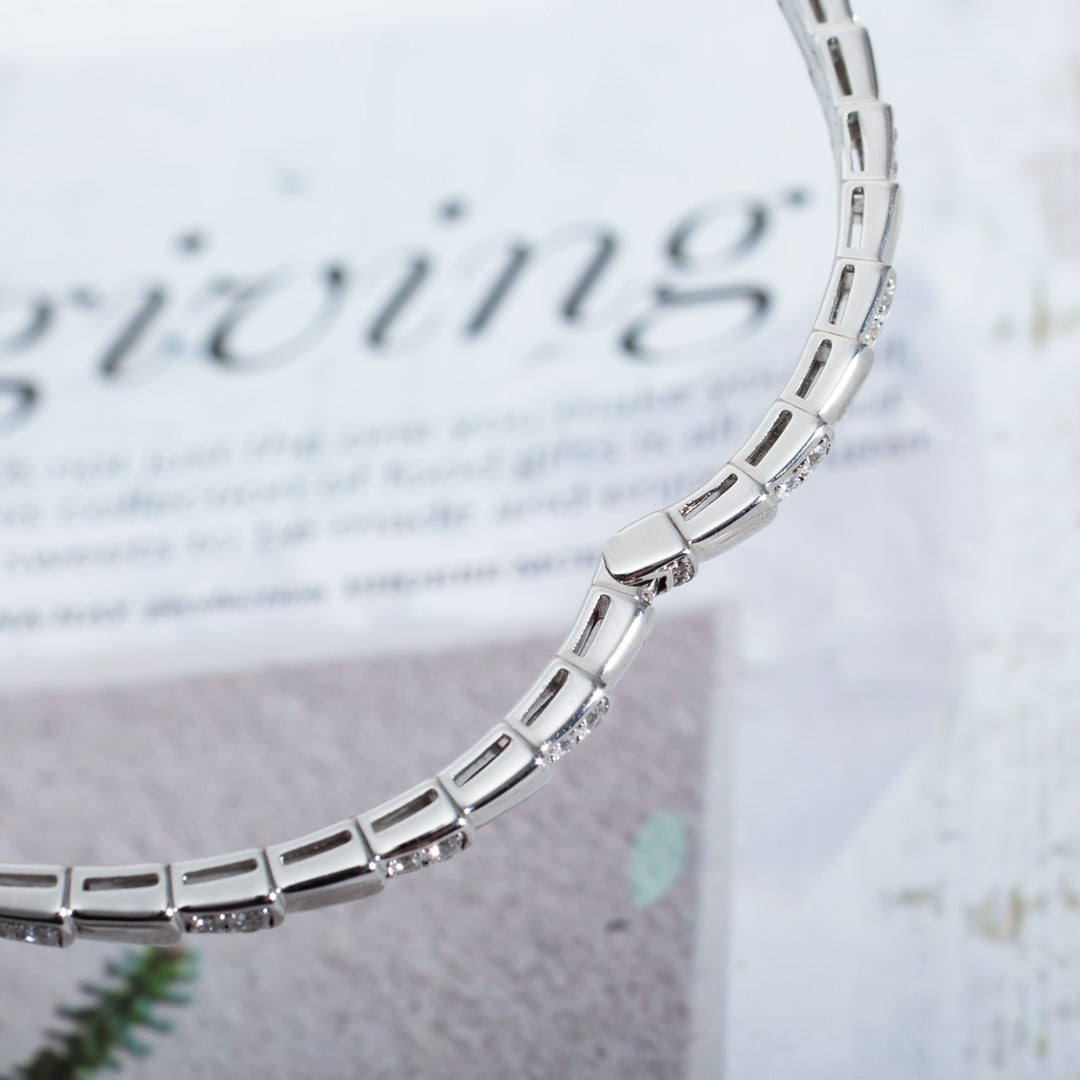 [BLUE TEARS]SERPENTI BRACELET SILVER DIAMOND