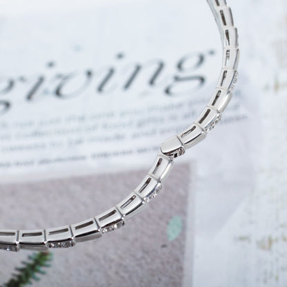 [BLUE TEARS]SERPENTI BRACELET SILVER DIAMOND