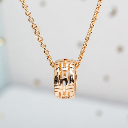[BLUE TEARS]PARENTESI NECKLACE PINK GOLD