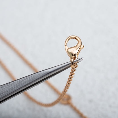 [BLUE TEARS]PARENTESI NECKLACE PINK GOLD