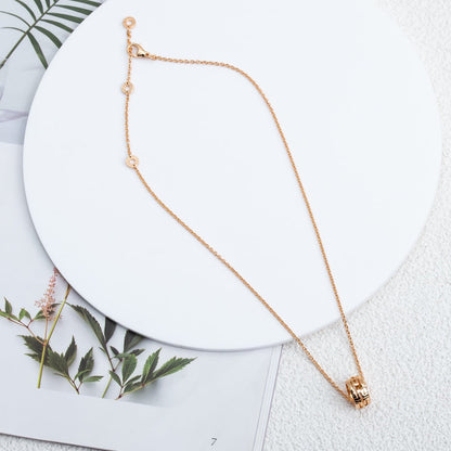 [BLUE TEARS]PARENTESI NECKLACE PINK GOLD
