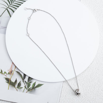 [BLUE TEARS]PARENTESI NECKLACE SILVER