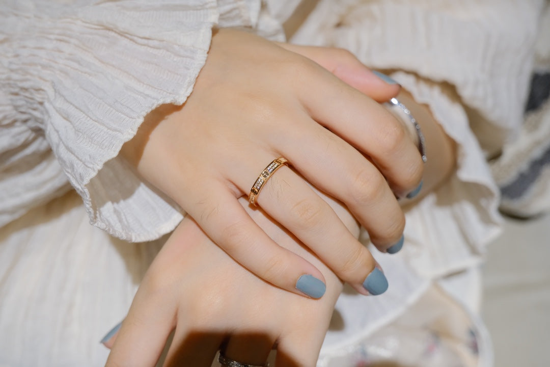 [BLUE TEARS]LOVE RING 2.65MM DIAMOND