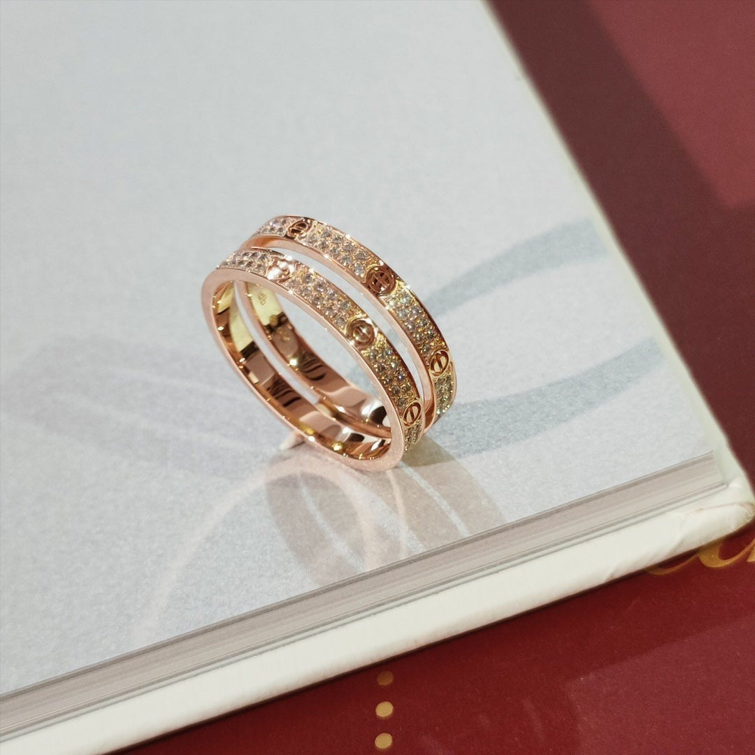[Blue Tears Jewelry]LOVE RING 2.65MM DIAMOND
