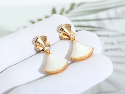 [BLUE TEARS]DREAM MOP PINK GOLD EARRINGS