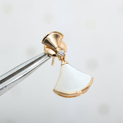 [BLUE TEARS]DREAM MOP PINK GOLD EARRINGS