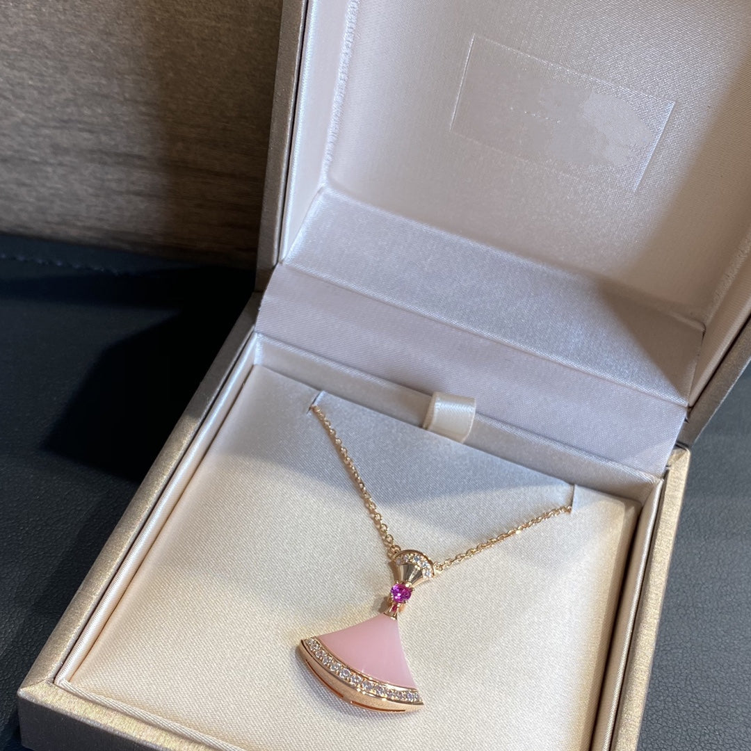 [BLUE TEARS]DREAM NECKLACE PINK OPAL