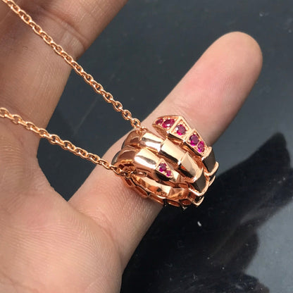 [BLUE TEARS]SERPENTI PEDANT NECKLACE