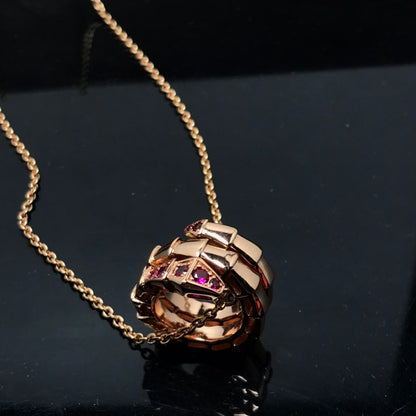 [BLUE TEARS]SERPENTI PEDANT NECKLACE