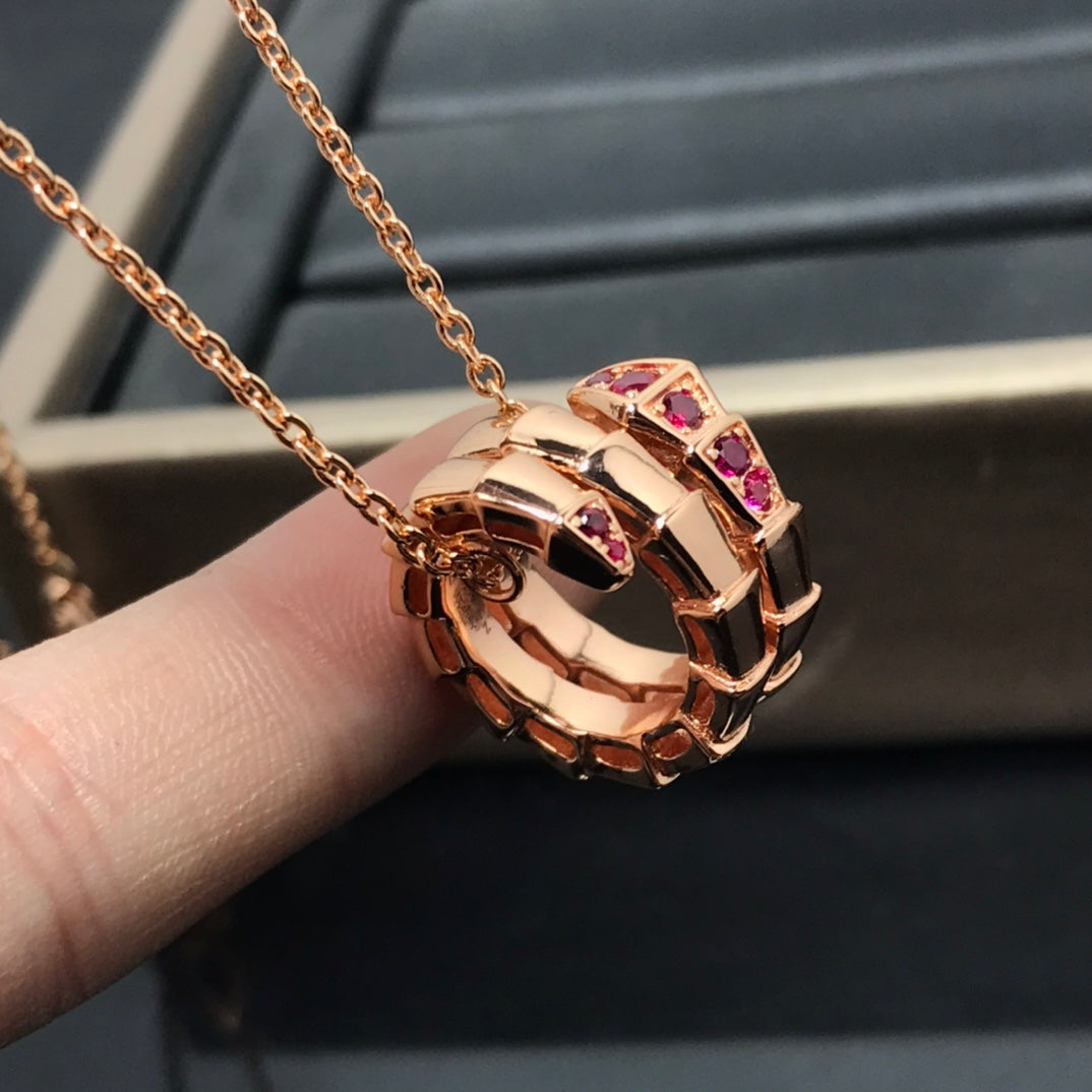 [BLUE TEARS]SERPENTI PEDANT NECKLACE