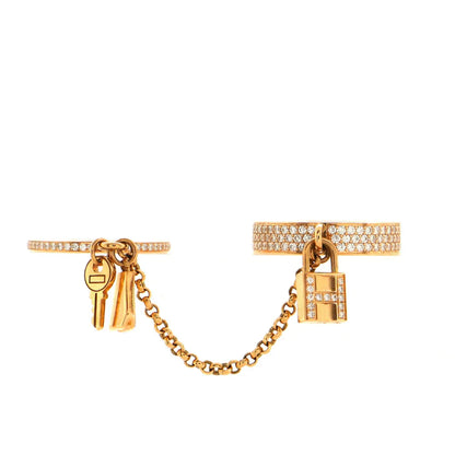 [BLUE TEARS]HM KELLY CLOCHETTE DOUBLE RING IN  WITH DIAMONDS