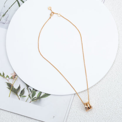 [BLUE TEARS]SERPENTI PINK GOLD NECKLACE DIAMOND