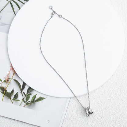 [BLUE TEARS]SERPENTI SILVER NECKLACE DIAMOND