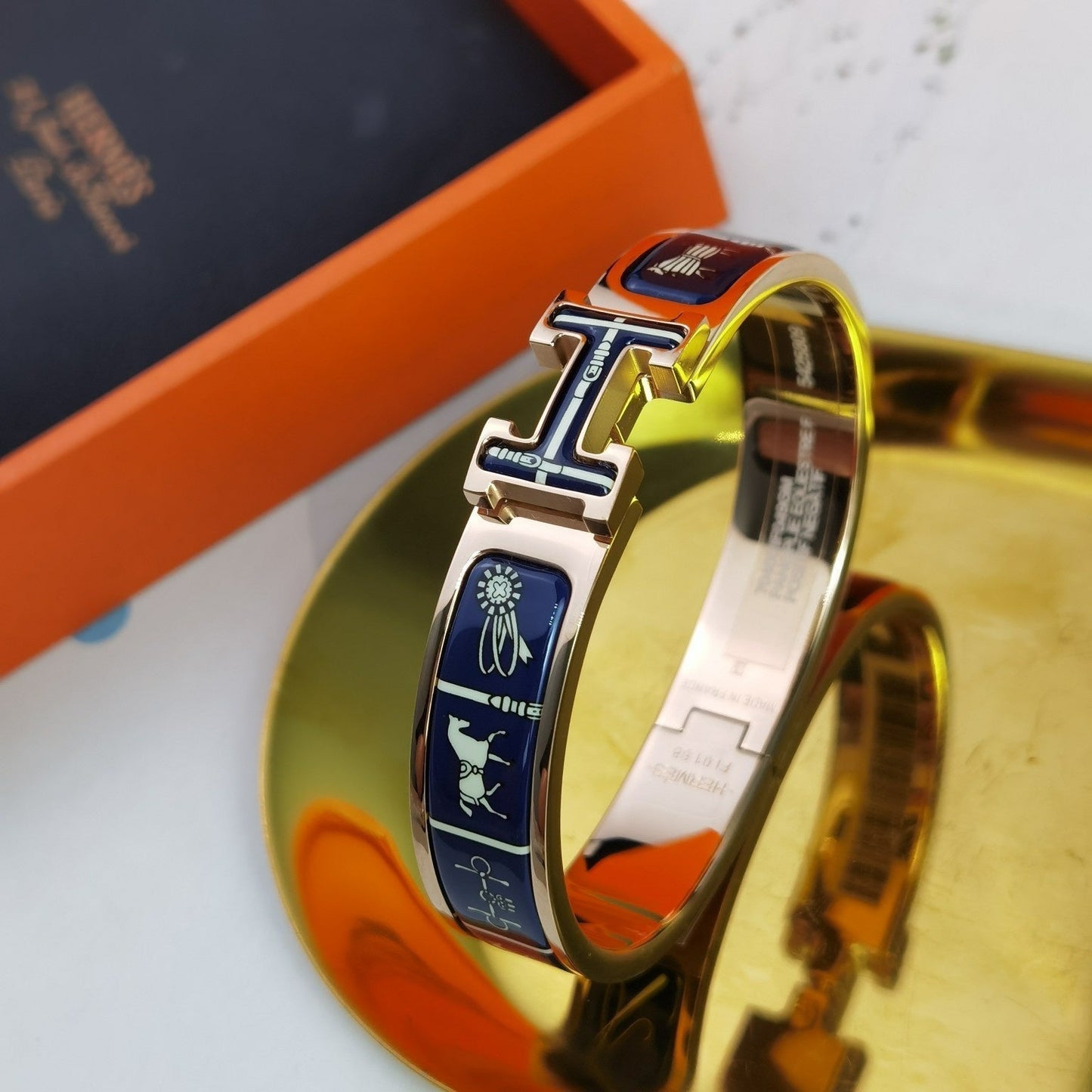 [BLUE TEARS]H COUVERTURES DARK BLUE BRACELET
