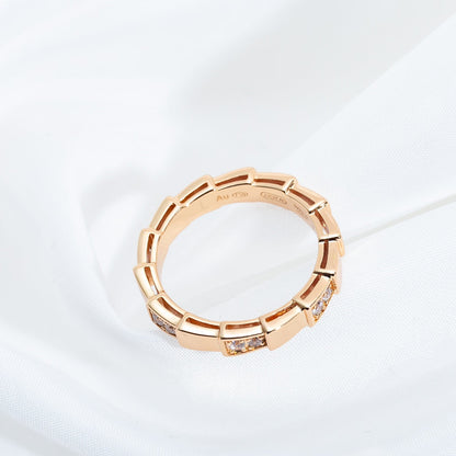 [BLUE TEARS]SERPENTI RING PINK GOLD  3MM
