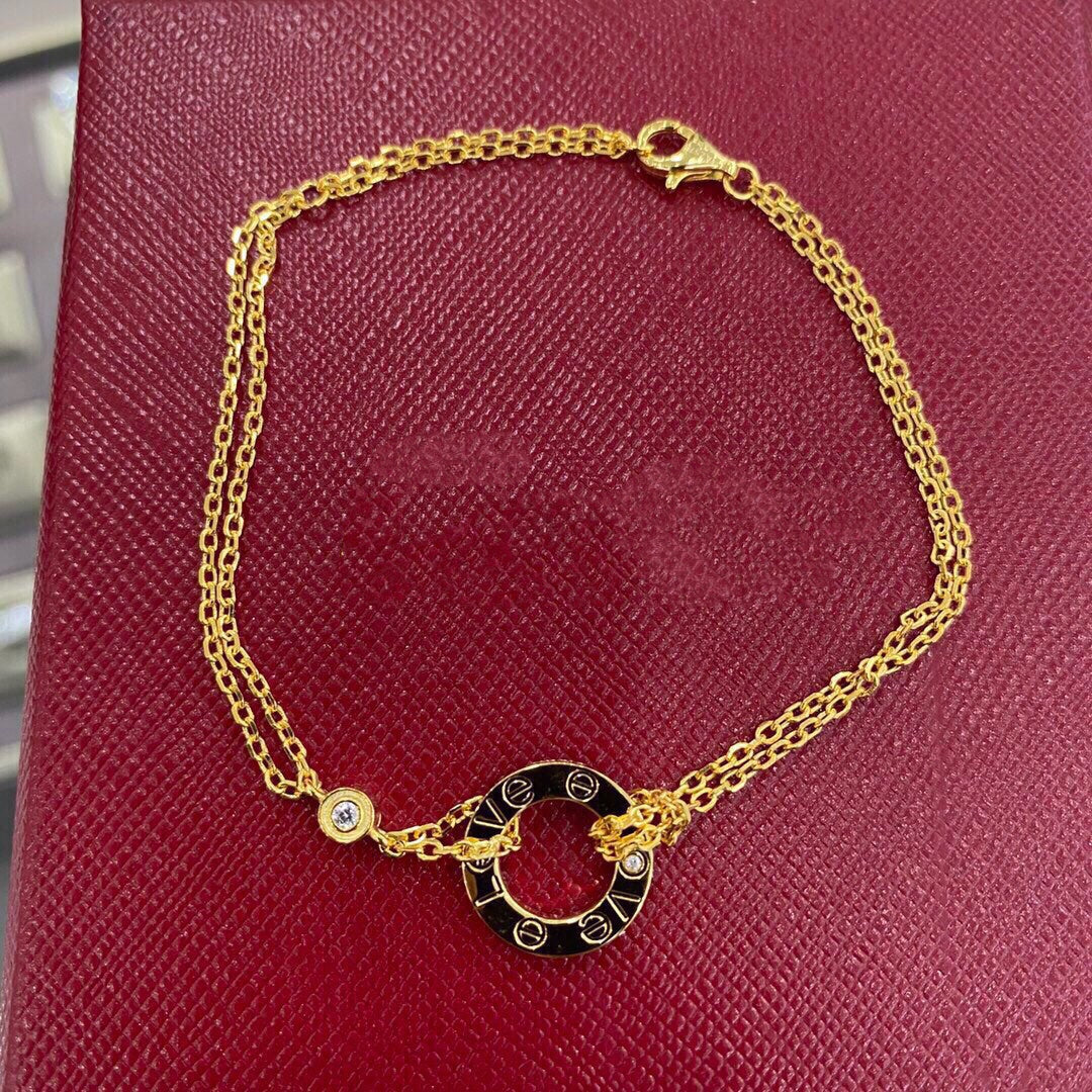 [Blue Tears Jewelry]LOVE BRACELET 2 DIAMOND