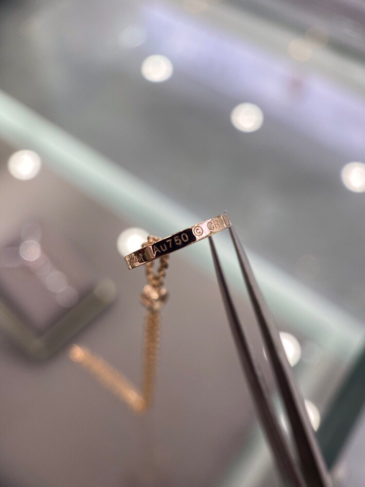 [BLUE TEARS]LOVE BRACELET 2 DIAMOND