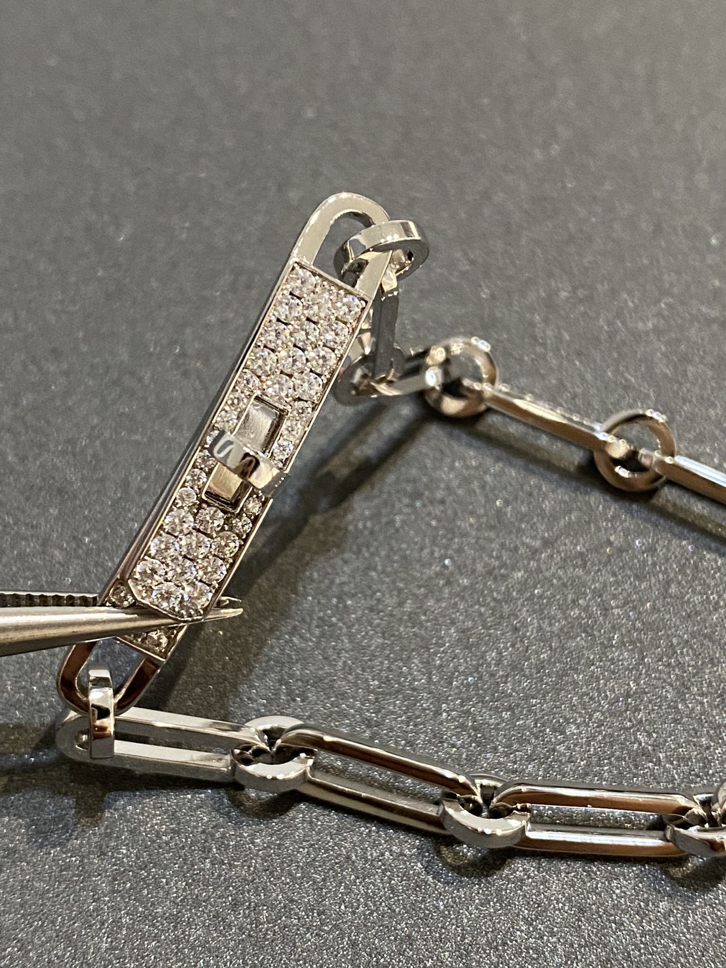 [BLUE TEARS]CHAINE BRACELET SMALL MODEL DIAMOND