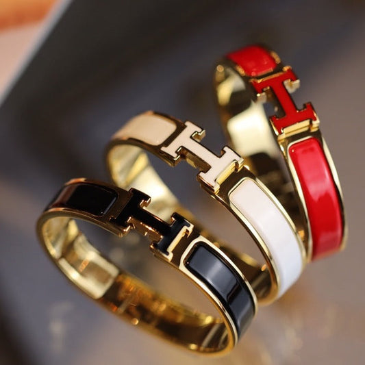 [BLUE TEARS]H BRACELET 12MM GOLD