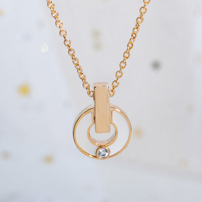 [BLUE TEARS]GARI NECKLACE PINK GOLD MOP