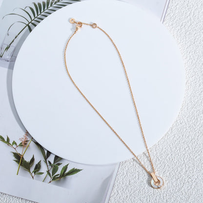 [BLUE TEARS]GARI NECKLACE PINK GOLD MOP