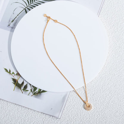 [BLUE TEARS]GARI NECKLACE PINK GOLD DIAMOND