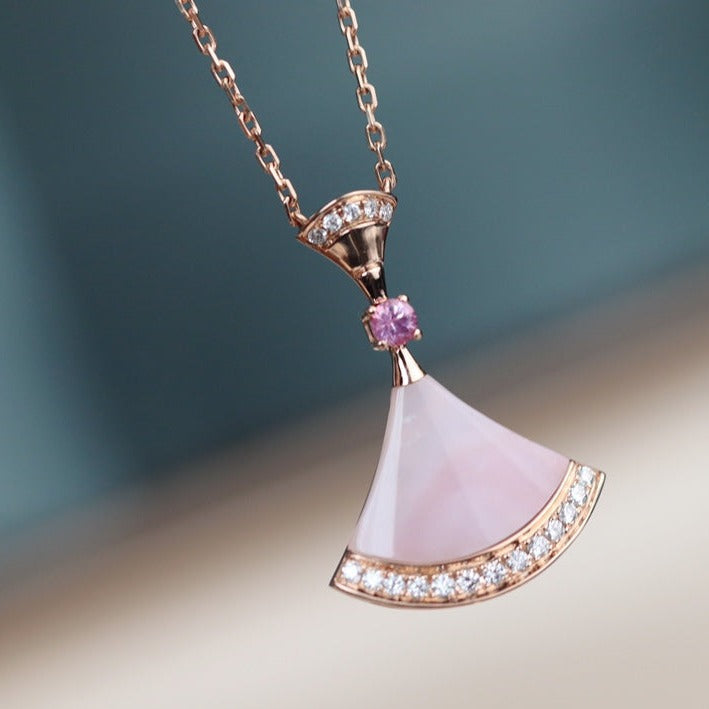 [BLUE TEARS]DREAM NECKLACE PINK MOP DIAMOND