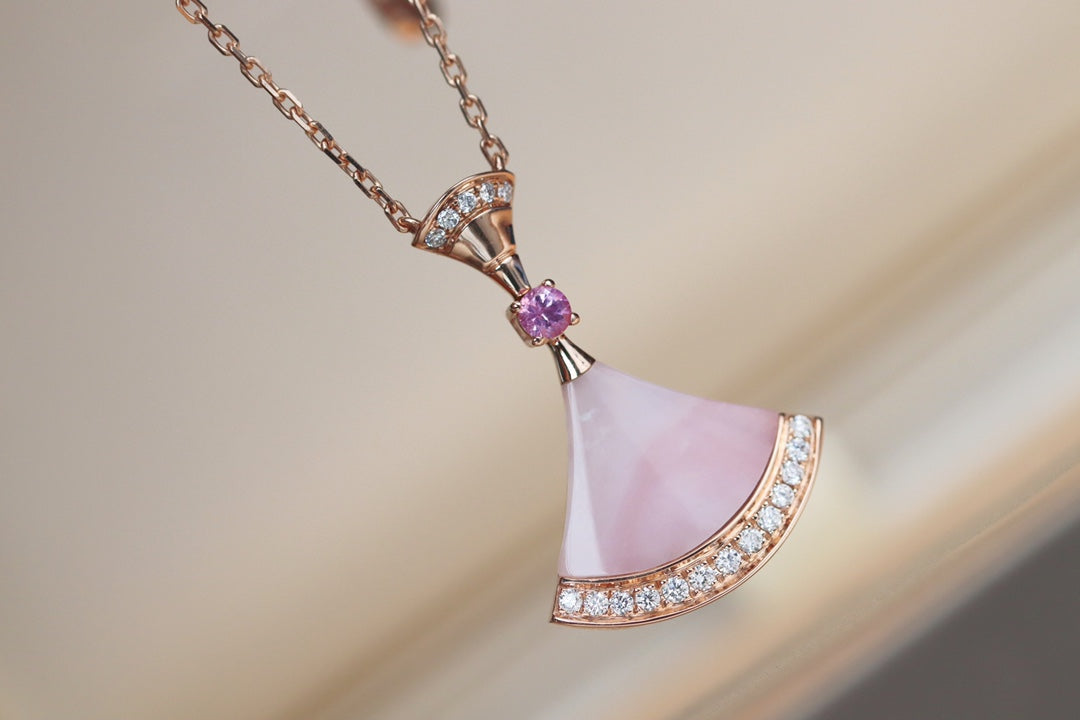 [BLUE TEARS]DREAM NECKLACE PINK MOP DIAMOND