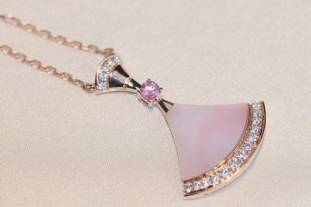 [BLUE TEARS]DREAM NECKLACE PINK MOP DIAMOND