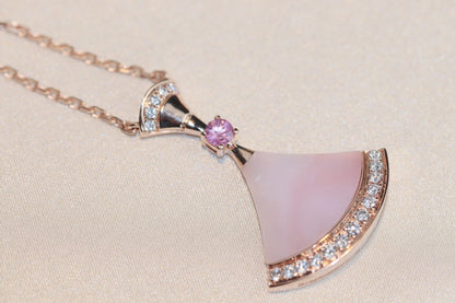 [BLUE TEARS]DREAM NECKLACE PINK MOP DIAMOND