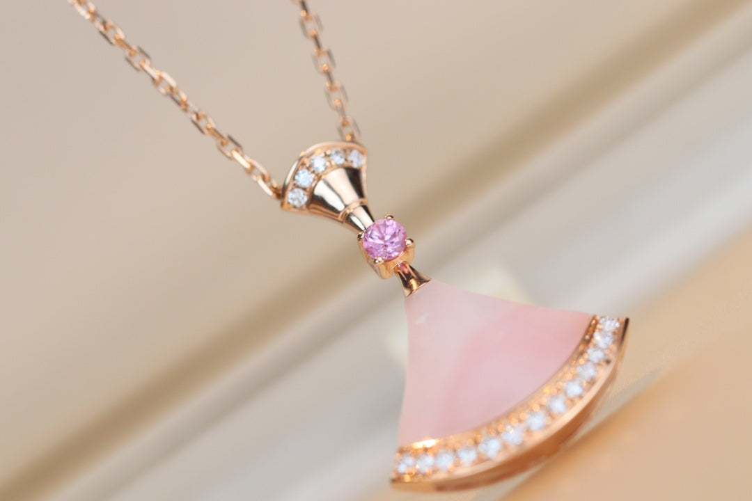 [BLUE TEARS]DREAM NECKLACE PINK MOP DIAMOND