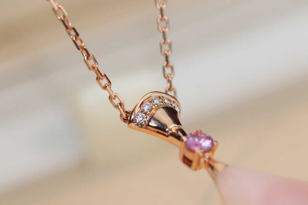 [BLUE TEARS]DREAM NECKLACE PINK MOP DIAMOND