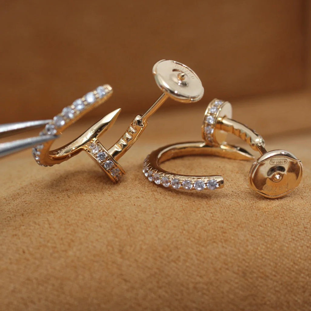 [Blue Tears Jewelry]JUSTE FULL DIAMOND SMALL EARRINGS