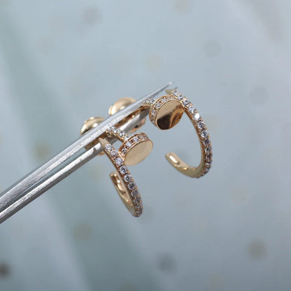 [Blue Tears Jewelry]JUSTE FULL DIAMOND SMALL EARRINGS
