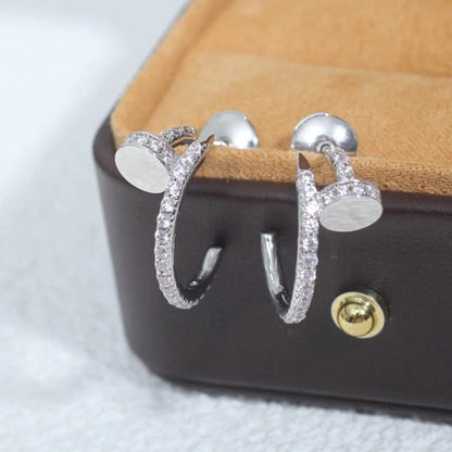 [Blue Tears Jewelry]JUSTE FULL DIAMOND SMALL EARRINGS