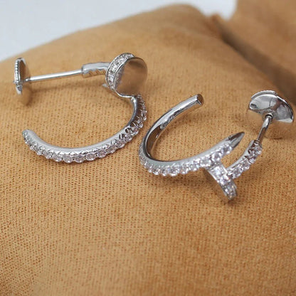 [Blue Tears Jewelry]JUSTE FULL DIAMOND SMALL EARRINGS