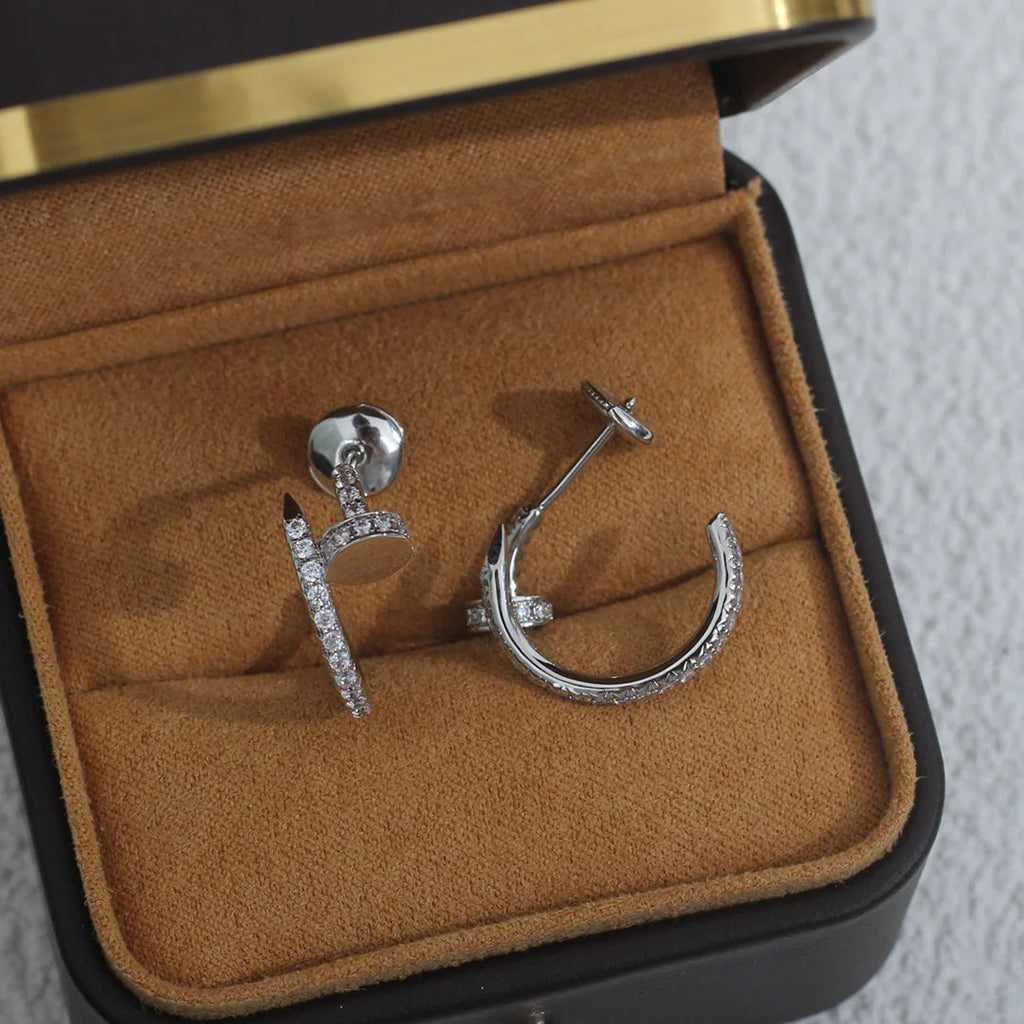 [Blue Tears Jewelry]JUSTE FULL DIAMOND SMALL EARRINGS