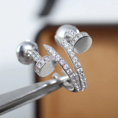 [Blue Tears Jewelry]JUSTE FULL DIAMOND SMALL EARRINGS